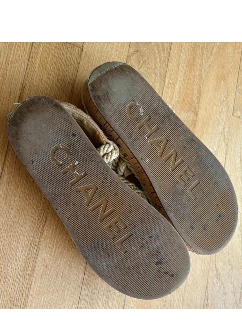 CHANEL well worn